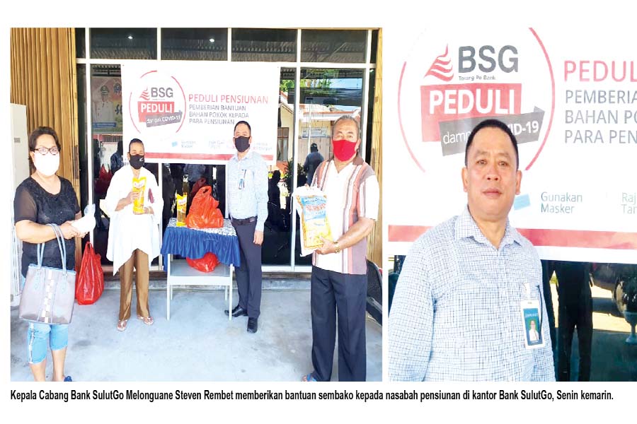 Bank SulutGo Cabang Melonguane Peduli Pensiunan